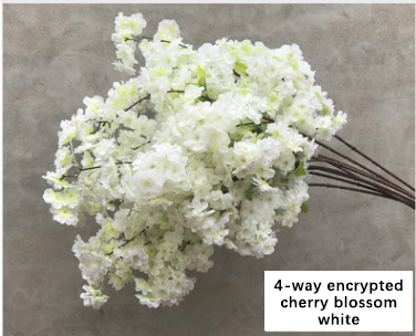4-way crypté fleur de cerisier (blanc)