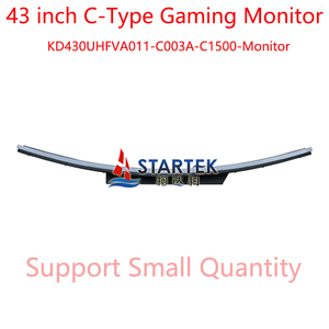 El Monitor LCD tipo C de 43 pulgadas y 3840x2160 admite puertos de interfaz/VGA a Monitor curvo Android/Linux - Product Image 3