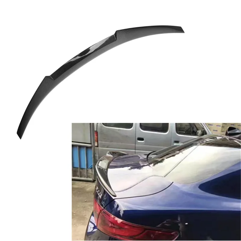 Labbro del bagagliaio posteriore in stile M4 in vera fibra di carbonio Alfa per edizione 2016 Car Racing Car Styling Lip Romeo Juliet QV Wing Spoiler