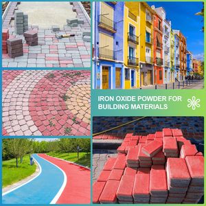 Competitive Price Iron Oxide Powder Iron Oxide Red Black Yellow Pigment for Making Paint/Concrete/Bricks - Product Image 4