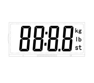 4 cifre 7 segmenti liquido display elettronico scala TN LCD del pannello di vetro 3V zebra numero lcd a sette segmenti - Product Image 4