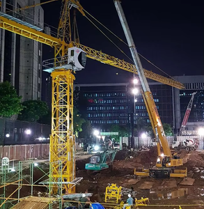 Sym cẩu tháp 8t Công suất với thời điểm tải cao 80m max nâng chiều cao 30m span mang thành phần cốt lõi - Product Image 4