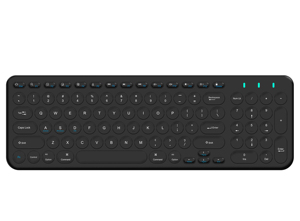 Teclado de ordenador inalámbrico ultrafino de 2,4 Ghz, teclado de escritura silencioso, teclas redondas inalámbricas, teclado inalámbrico para PC y portátil - Product Image 3