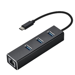 3-Port 1000Mbps <strong>Type</strong> C USB 3.0 to Rj45 Gigabit Ethernet Adapter External Wired HUB for Tablet PC Laptop <strong>Computer</strong> Accessories - Product Image 4