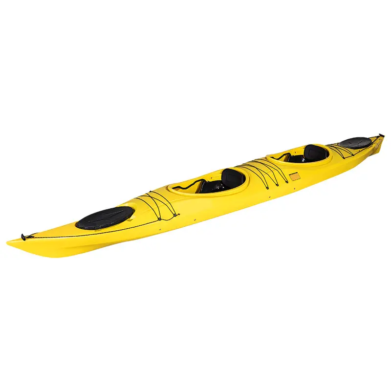 China Sea Kayak de alta calidad con asientos dobles kayaks rotomoldeados para surf