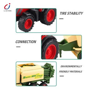 Chengji uzaktan kumanda traktör tarım araç oyuncak şarj edilebilir 1/10 ölçekli 27mhz 4ch rc çiftlik traktörü çocuklar için - Product Image 3