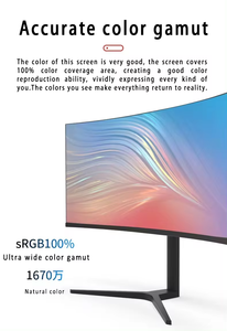 Factory Custom 34 Inch Curved Ultrawide WQHD Monitor 3440 X <strong>1440P</strong> R1500 75Hz LED <strong>Display</strong> 99% SRGB Business Desktop DP Interface - Product Image 4