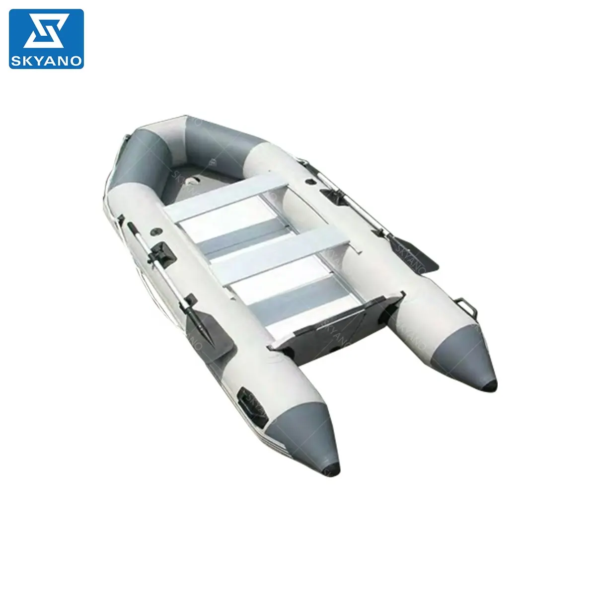 Bote inflable de aleación de aluminio de alta calidad, bote de goma para pesca, rafting