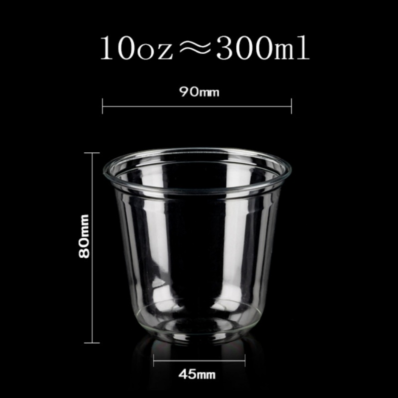 Gobelet transparent de 90 mm, 10 oz/300 ml