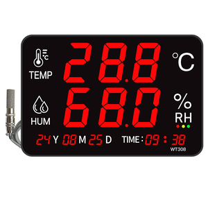 RS485 Modbus Digital temperatura y humedad transmisor Sensor grabadora termómetro higrómetro con sonda a prueba de polvo - Product Image 1