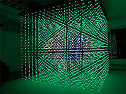 Iluminación decorativa navideña DMX 36/50mm RGB Ball Pixel String Lights 3D LED - Product Image 5
