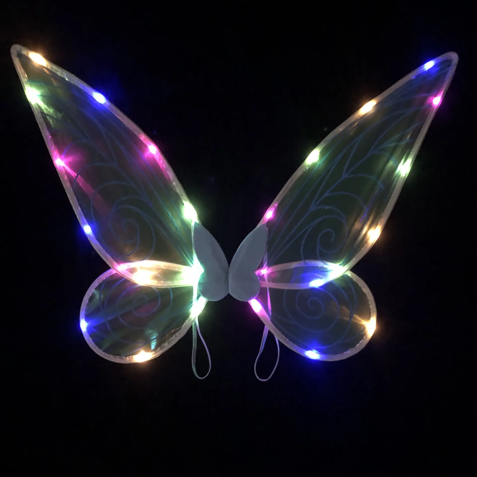 Маскарадные костюмы с крыльями бабочки для девочек, сказочные ангелы или бабочки, детское платье с блестящими крыльями бабочки