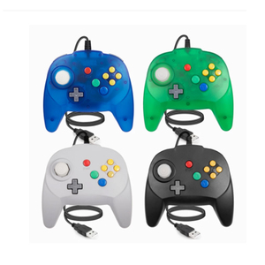 Langbetriebene Spiele für N64 Gamepad Klassischer Spiele-Controller Joystick Gamepad für klassische Nintendo 64-Konsole - Product Image 1