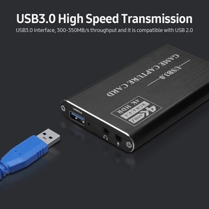 NK-S41 HDMI游戏采集卡USB3.0捕获HDMI 4Kp60兼容PS4/开关/相机/录制/实时流黑色 - Product Image 4