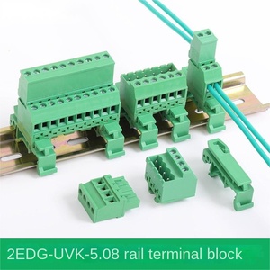 2 edg-uvk / k-5.08 ריתוך חינם סוג תקע רכבת קצה בלוק התקנה המעקה
