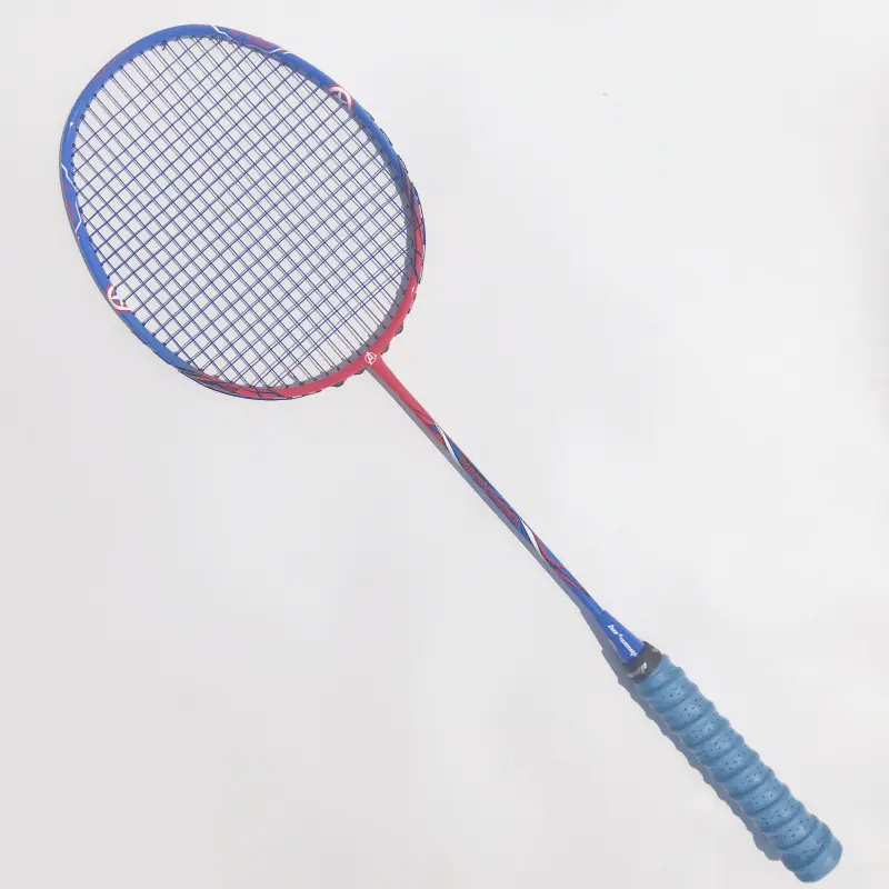 Raquete de badminton, raquete de grafite/fibra de carbono personalizada, super durabilidade, com tanto ataque e defesa