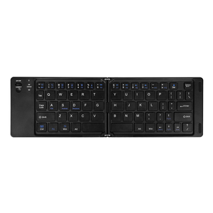 Teclado BT plegable universal Teclado óptico inalámbrico portátil con retroiluminación LED Nuevo para IOS Android para Windows Mac Desktop - Product Image 2