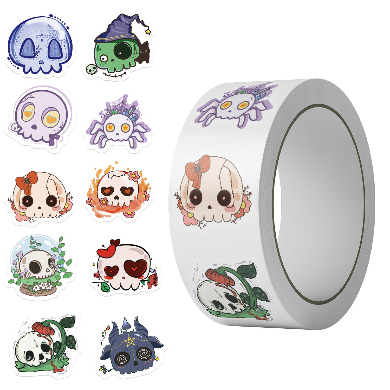 Jjt 236 million holy day skull roll sticker