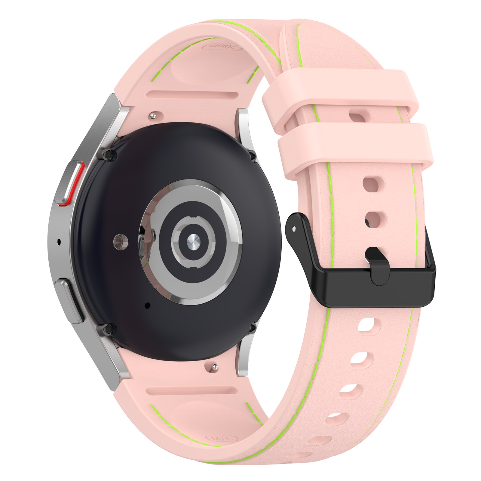 Ligne rose clair + vert