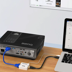 High Quality HDTV Converter Adapter with 3.5mm Audio Support PC to <strong>TV</strong> HD <strong>Computer</strong> to <strong>TV</strong> Video signal <strong>Output</strong> HDTV 2VGA Converter - Product Image 5