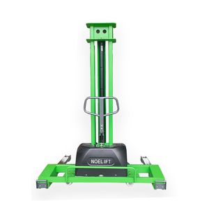 Carretilla elevadora apiladora de paletas de carga automática verde de 1 tonelada y 1,3 metros asequible para carga de camiones y contenedores