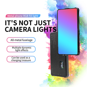 LED Video ışığı Mini taşınabilir cep fotoğraf ışığı Vlog DSLR SLR kamera için dolgu ışığı - Product Image 3
