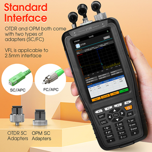 Handheld Optical Fiber Cable Tester 60km Range 1550nm Breakpoint Detector Power Meter OTDR for <strong>Network</strong> Use Supports <strong>TCP</strong> GPRS - Product Image 2