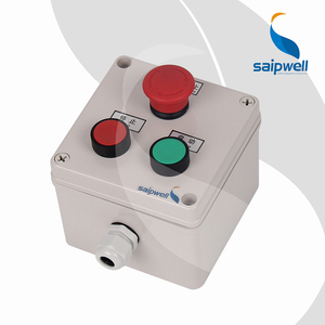 Scatola di controllo della stazione interruttore a pulsante in metallo Saipwell - Product Image 1