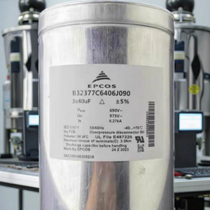 EPCOS电容器，适用于ul认证的690-975V 3*40uf 50hz 60hz 6.27ka B32377C6406J090 EPCOS中的所有类型电容器 - Product Image 6