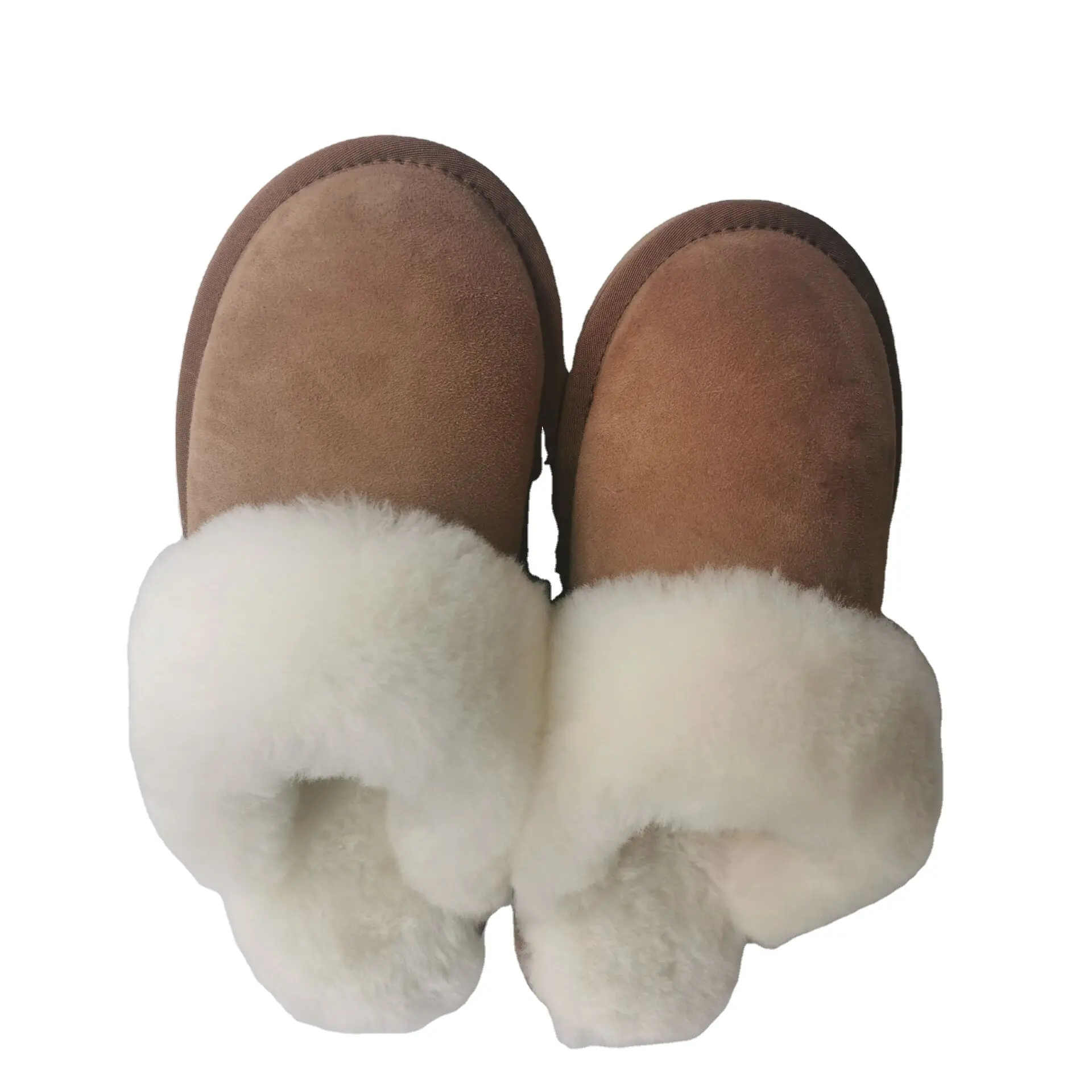 Pantofole da donna in morbida pelle di pecora lanuginosa per la casa da interno in morbida pelle di pecora vera pelliccia di lana pantofole in pelliccia di montone