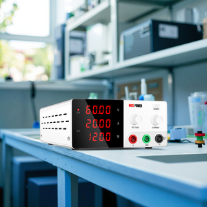 KUAIQU-Fuente de alimentación de CC para laboratorio de sobremesa, ajustable y estable, de alta potencia, 60V, 20A, 1200W, pantalla LED de 4 dígitos, 220V - Product Image 1