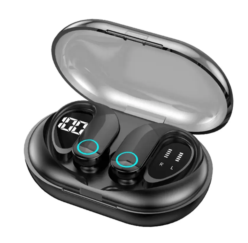 Free Samples G37 Earphone 2023 New Product OEM TWS HiFi Stereo Earhook Waterproof Noise Cancelling BT5.3 Wireless Headset