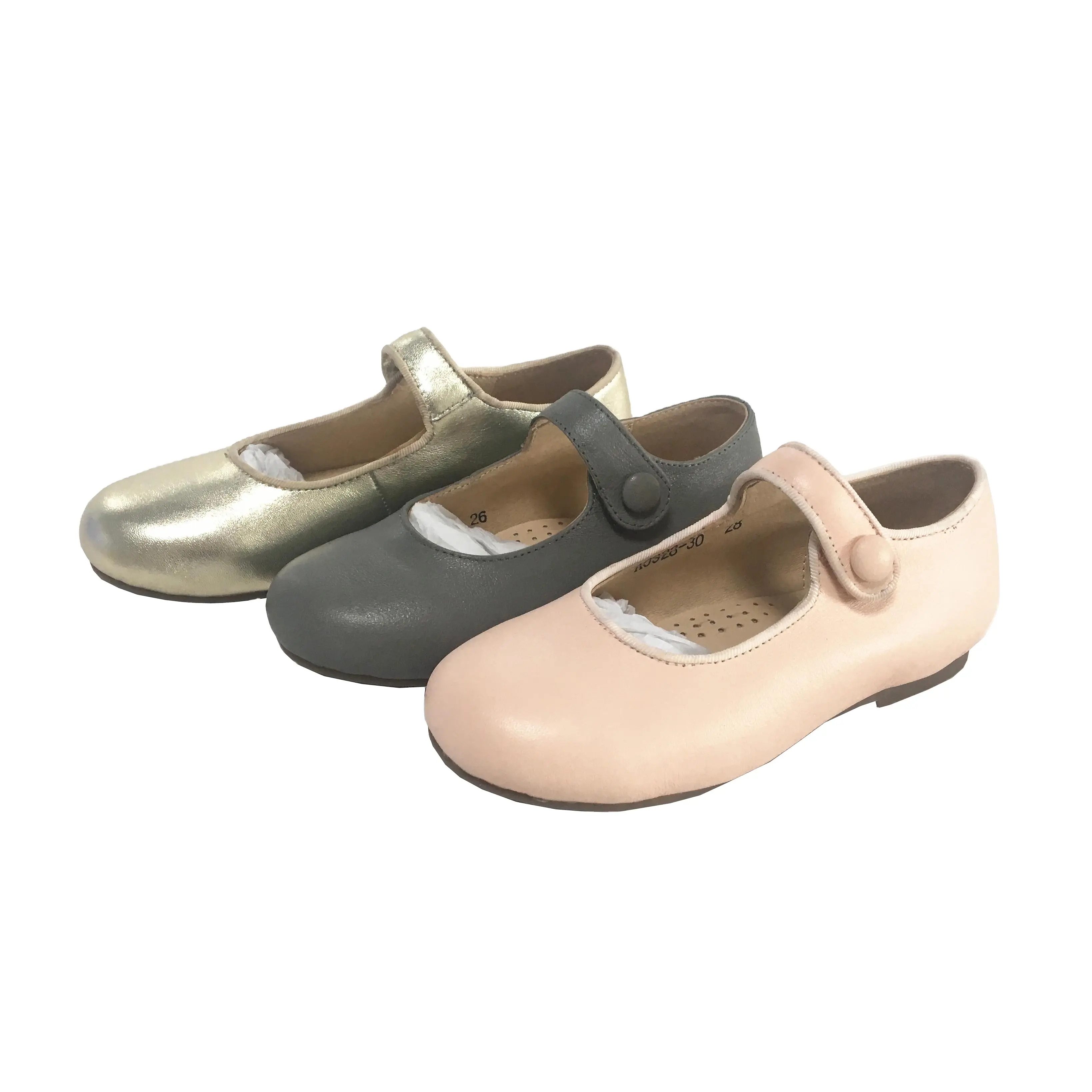 Chaussures de marche en cuir pour filles, ballet, chaussures confortables, à la mode, pour enfants, vente en gros, nouvelle collection