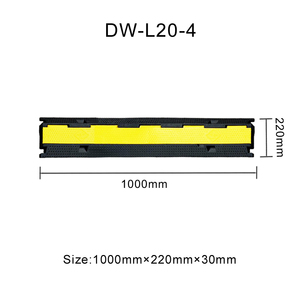กันชนป้องกันสายเคเบิล1ช่องความเร็วสูงฝาครอบพีวีซีสำหรับงานหนัก - Product Image 4