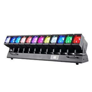 12X60W Barra oscilante Cabeza móvil Equipo de luz de escenario RGBW Zoom Wash Beam con fuente de luz LED - Product Image 3