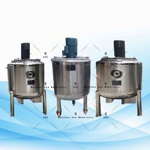 化粧品製造および化学ガソリン容器保管タンク用空気圧ミキサー付き高速混合貯蔵タンク - Product Image 1