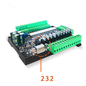LE3U FX3U 14MR 6AD 2DA RS485 8 Entrada 6 Salida de relé 6 Entrada analógica 2 Salida analógica (0-10V) Controlador Plc RTC (reloj en tiempo real) - Product Image 2