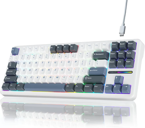 Nueva junta de teclado mecánico VONN F87Pro RGB para juegos, estructura de aluminio, intercambio en caliente con Teclado programable tipo C - Product Image 1