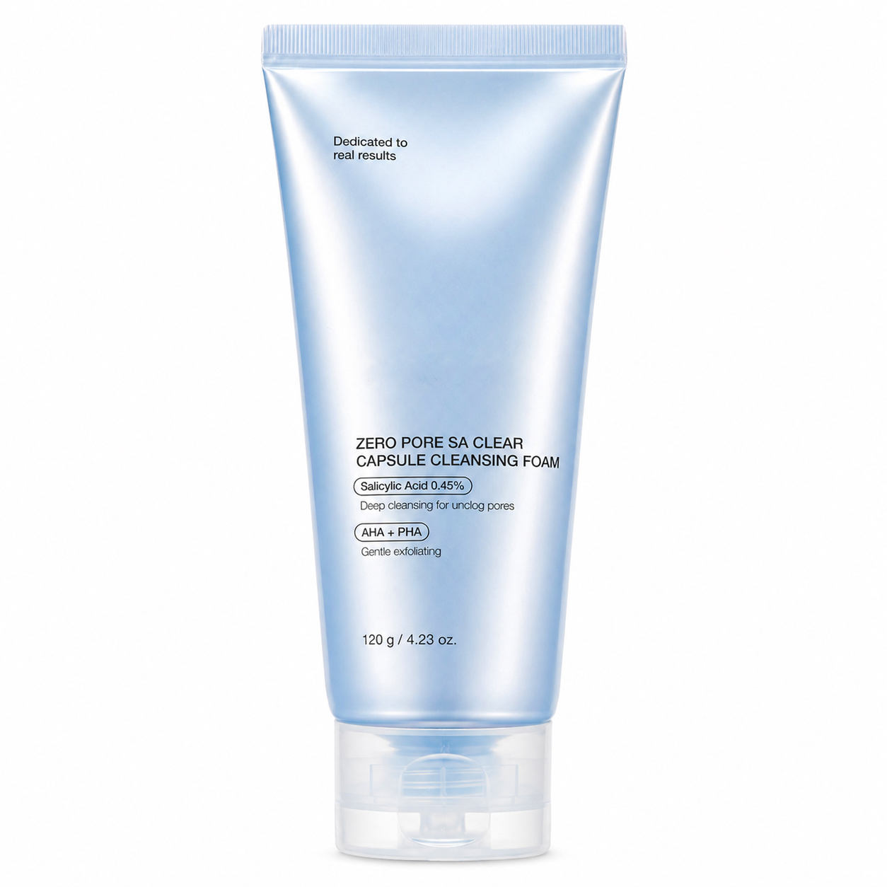โฟมล้างหน้า Zero Pore SA Clear Capsule - 120 กรัม