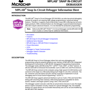 Componentes electrónicos de alta calidad nuevo Original PG164100 MPLAB SNAP DEBUGGER PIC Micro MCU programador - Product Image 3