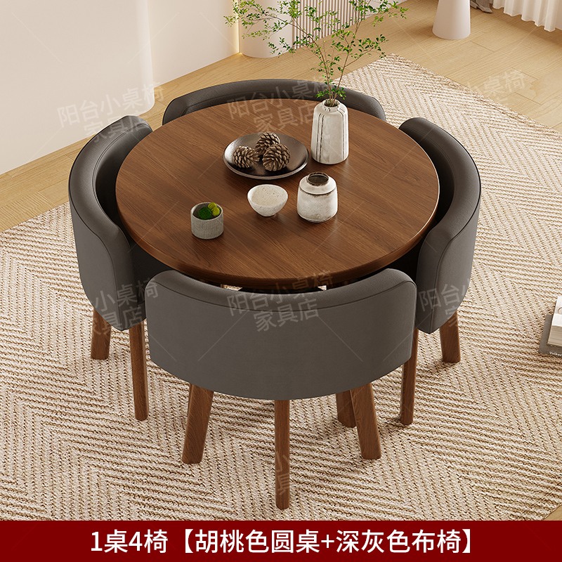 silla de tela 1 mesa 4 sillas