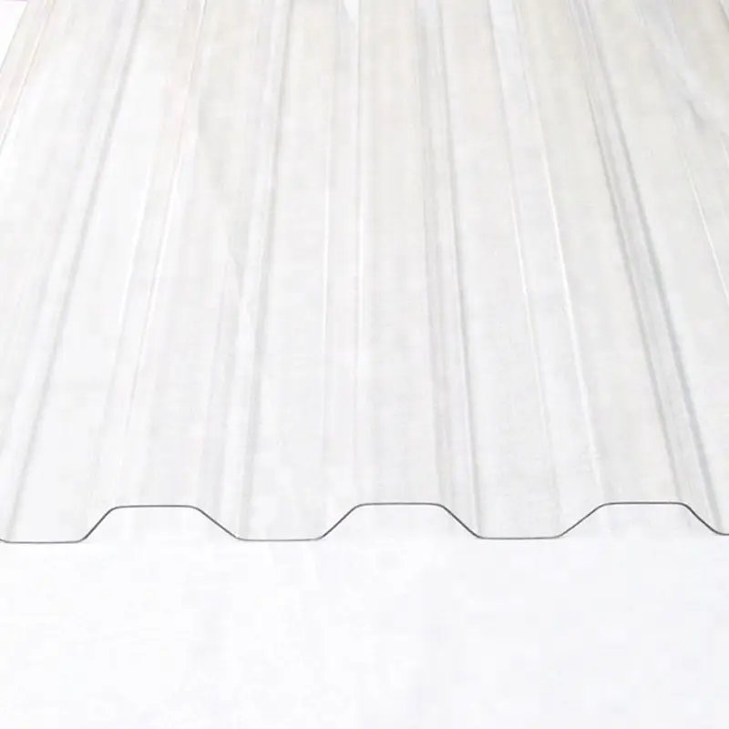 Painéis de policarbonato para estufa, telhas translúcidas de policarbonato onduladas, 0.75 mm, 1 mm por unidade