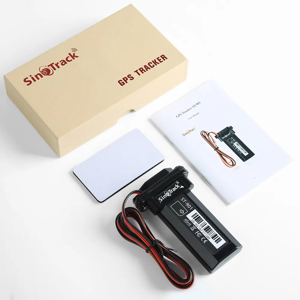 Sinotrack ST-901 xe máy Tracker không thấm nước nhỏ GSM GPRS GPS theo dõi thiết bị với phần mềm miễn phí nền tảng ứng dụng