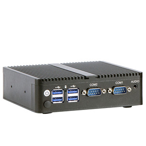 Computadora de escritorio industrial sin ventilador Intel Alder Lake N100 N95, 2LAN, enrutador de Firewall de PC de cliente ligero Pfsense