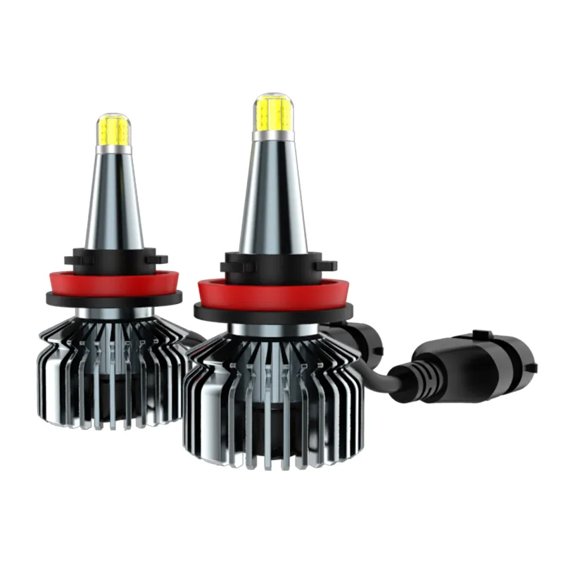 360 Gloed H1 H7 H11 9006 Led Koplampen 55W 6000lm Koplampen Ledlampen Met Ingebouwde Driver Voor Nissan Honda Toyota