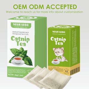 Té de hierba gatera seca Natural de alta calidad para gatos Atractivo beber más agua Catnip Tea Bag Catnip para gato - Product Image 6