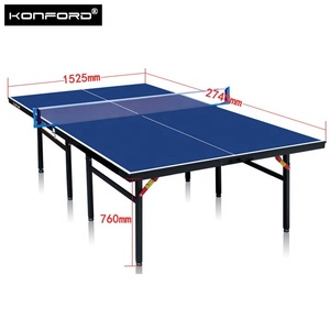 Tốt Nhất-Bán Nhà Sử Dụng Bàn Bóng Bàn 12 Mm Với 4 Lớn Hơn Bánh Xe Bán Buôn Tùy Chỉnh Có Thể Gập Lại PING-PONG bảng - Product Image 5