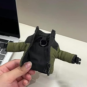 新奇实用棉衣钥匙扣吊坠装饰机手工精致工艺品羽绒服钥匙扣戒指