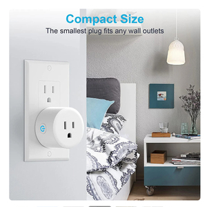 Tuya 16A สมาร์ทปลั๊ก Zigbee ซ็อกเก็ต WiFi สหรัฐอเมริกาแคนาดาเม็กซิโกเปรูญี่ปุ่นการตรวจสอบกําลังไฟฟังก์ชั่นจับเวลาทํางานร่วมกับ Alexa Google หน้าแรก - Product Image 4