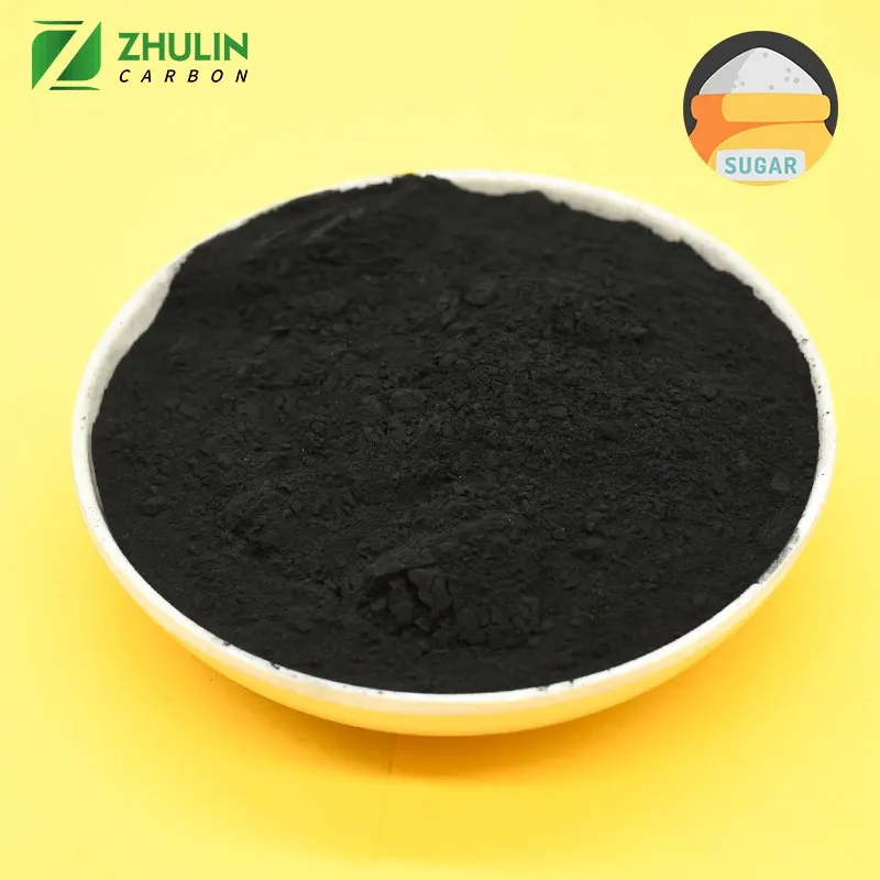 La polvere a base di legno di fornitura ZHULIN attiva il carbonio per gli agenti decoloranti dell'olio
